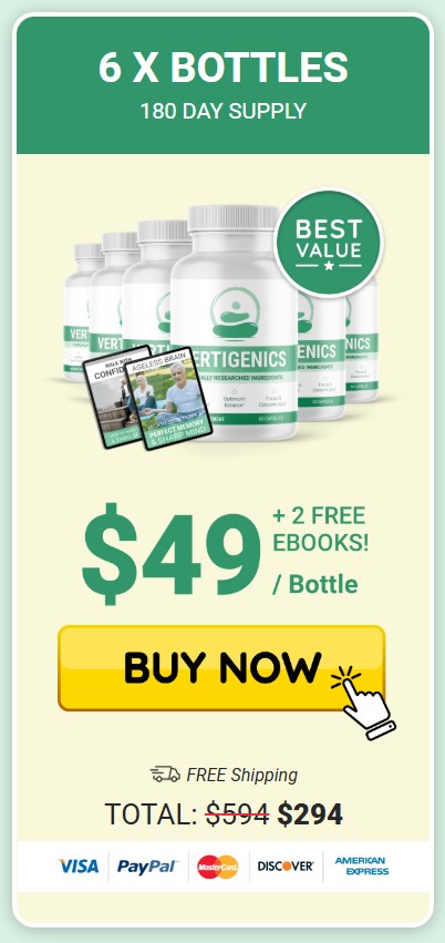 vertigenics 6 bottles